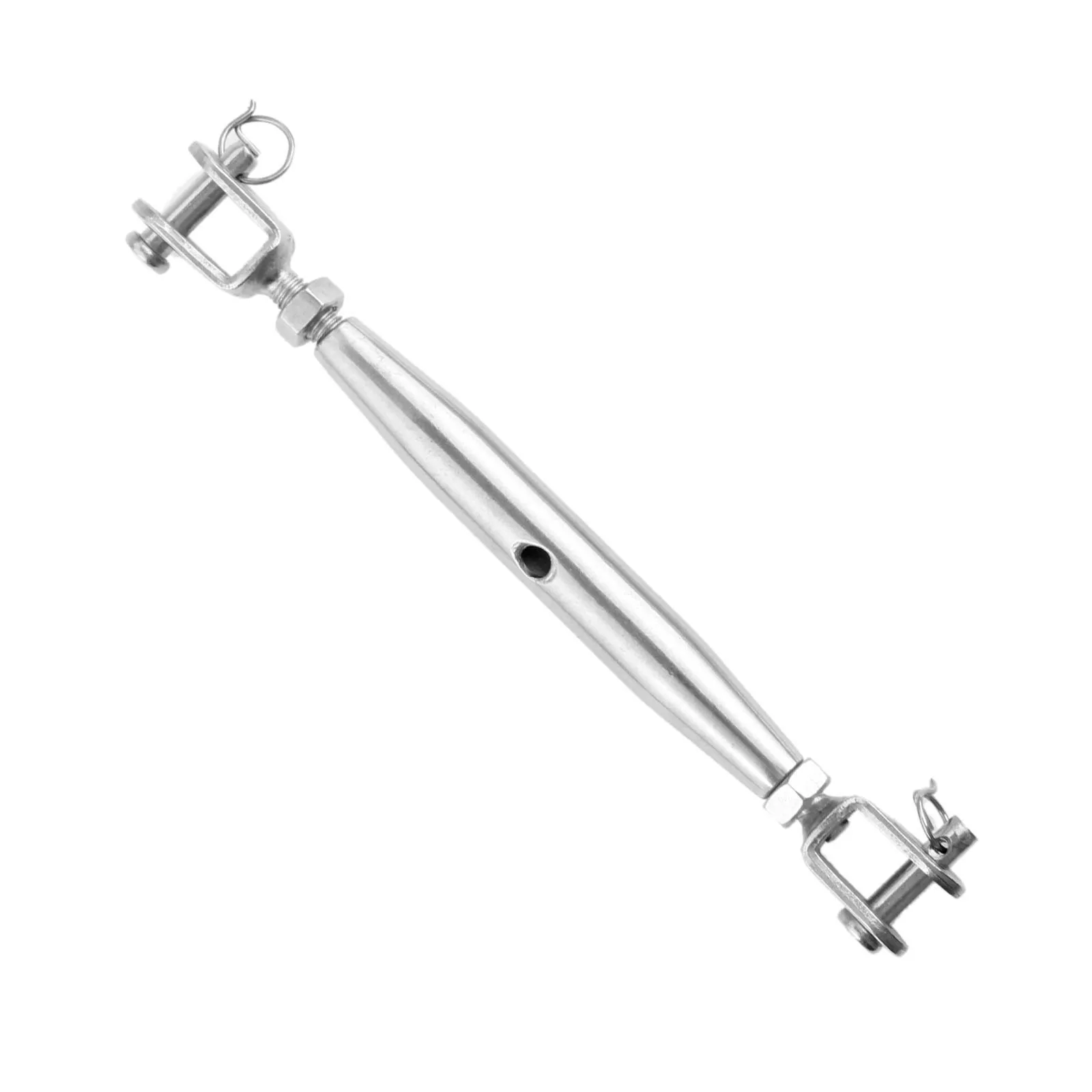 M6 Rigging Screw Jaw Marine Grade Stainless Steel Closed Body Fork Turnbuckle Closed Body Bottlescrew Rigging Hardware Marine