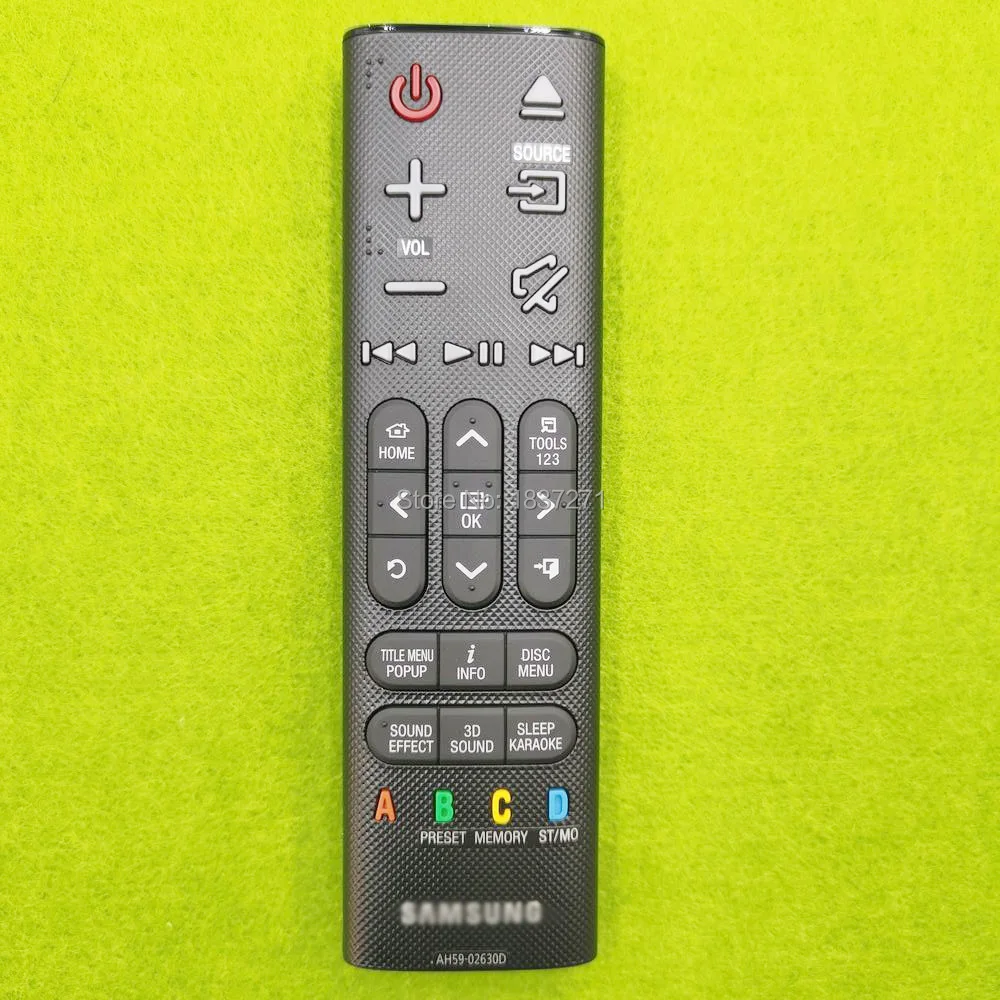 Original Remote Control AH59-02630A AH59-02630D for Samsung HT-H6500WM H6530WM H7500WM H7730WM H7750WM Home Entertainment system