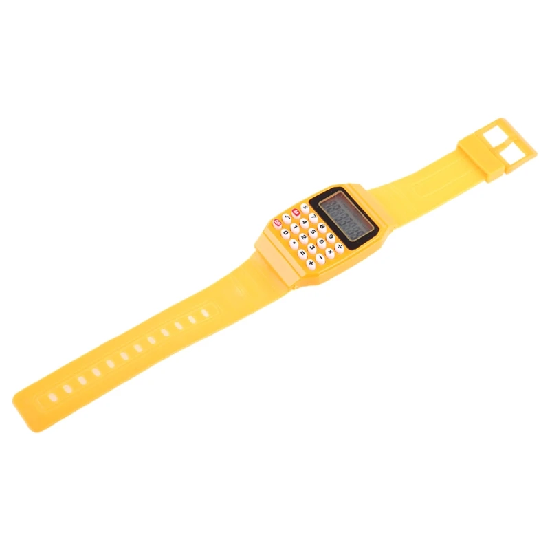 L5YC Fashion Child Kid Silicone Date Multi-Purpose Electronic Calculator Wrist Watch