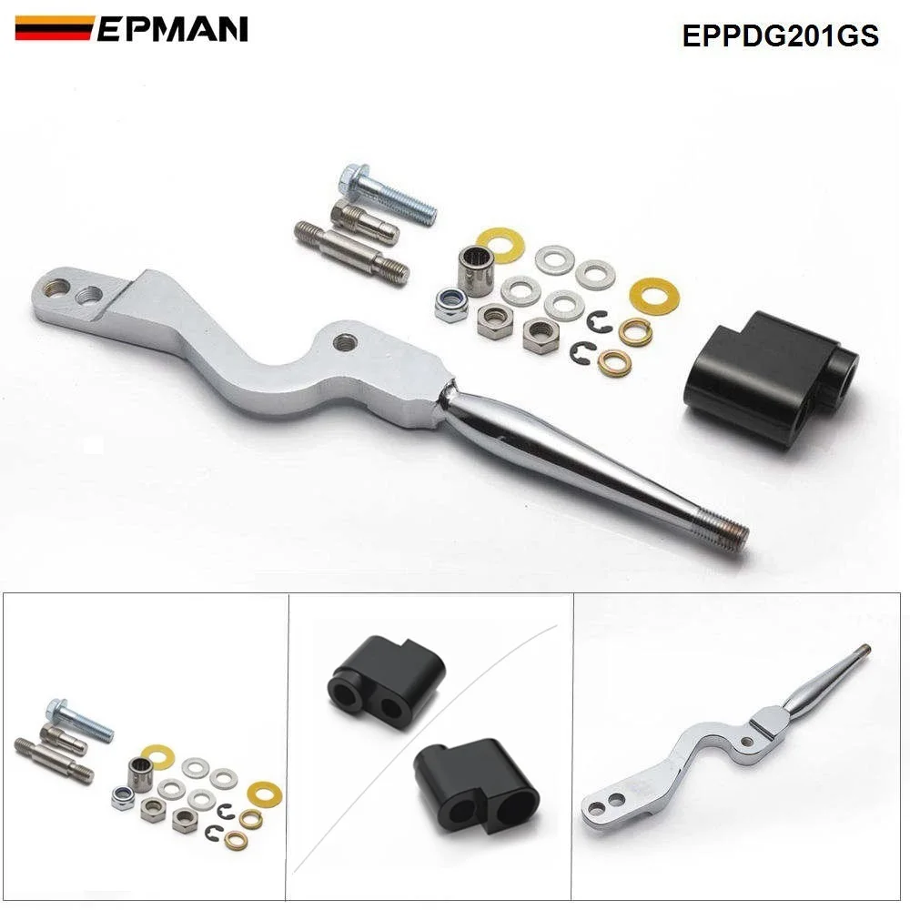 EPMAN Manual Gear Box Performance Billet Aluminum Short Throw Shifter Kit For Mitsubishi Eclipse Gst Gsx 95-99 EPPDG201GS