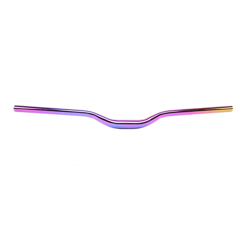 Colorful MTB Bicycle Rise Handlebar Aluminum Alloy Rainbow Racing Bike Handlebar 8° Backsweep AM XC DH 31.8*750mm Cycling Parts