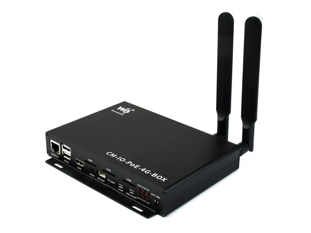 Rechen Modul Industrielle IoT Mini-Computer, EU version,4G /PoE Eigenschaften, basierend auf Raspberry Pi Rechen Modul CM3 / CM3 + Serie