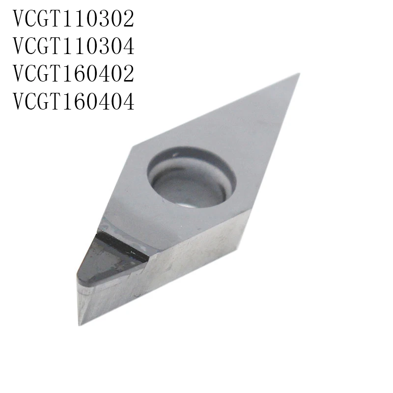 2Pcs/set VCGT110302 VCGT110304 VCGT160402 VCGT160404 PCD CBN Diamond Inserts Blade Internal Turning Tool Lathe Tool for factory