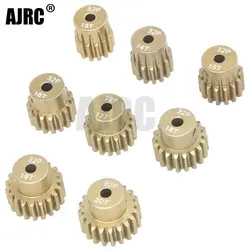 Liga de alumínio Metal Pinhão Motor Gear, 1:10 RC modelo carro, 32P, M0.8, 3.175mm, 13T, 14T, 15T, 16T, 17T, 18T, 19T, 20T, 7075