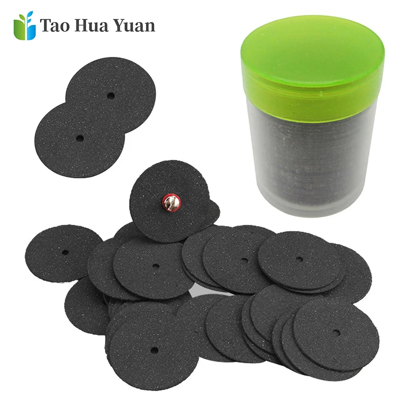 38pcs Abrasive Cutting Discs/2 Rods Cut Off Wheels Disc Dremel Accesories Dremel Rotary Tools Electric Metal Wood Cutting Tool A