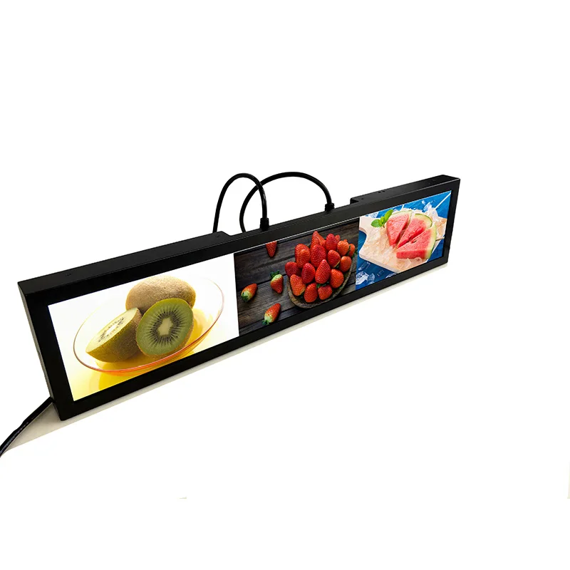 19 inch ultra wide stretched bar lcd monitor with HDMI-compatible VGA Audio input Suitable for arcade cabinet