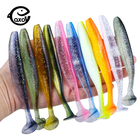 10pcs Soft Worm Lures 7-13cm PVA Baits QXO