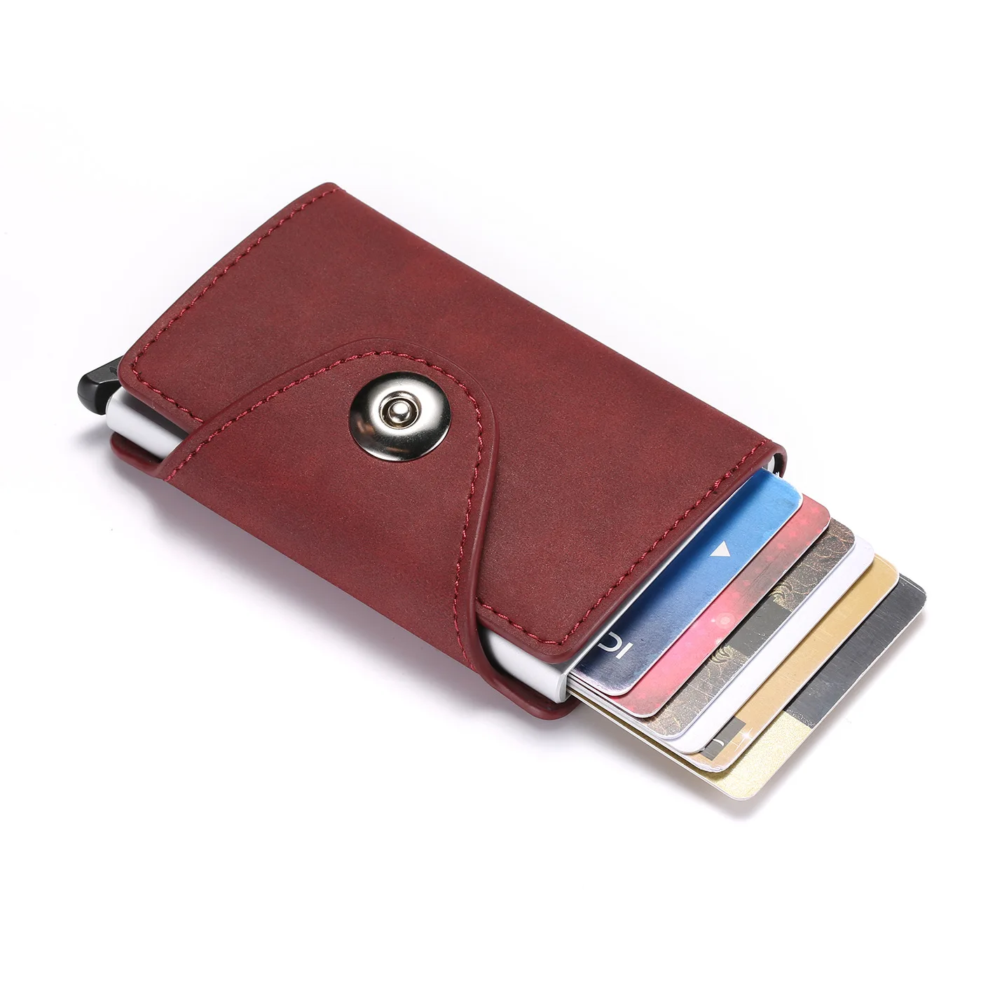 

Men's Credit Card Case RFID Anti-theft Card Case Aluminum Alloy Card Case Business Accessories