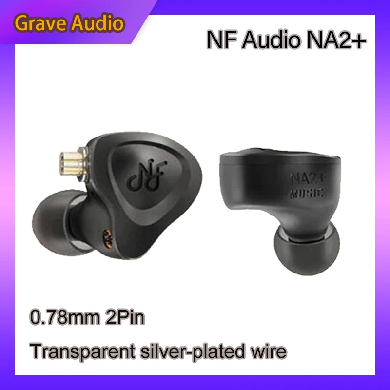 NF Audio NA2+ Earphone Double Cavity Dynamic Driver Earbuds NF NA2 with Detachable Cable 0.78 2Pin Headset