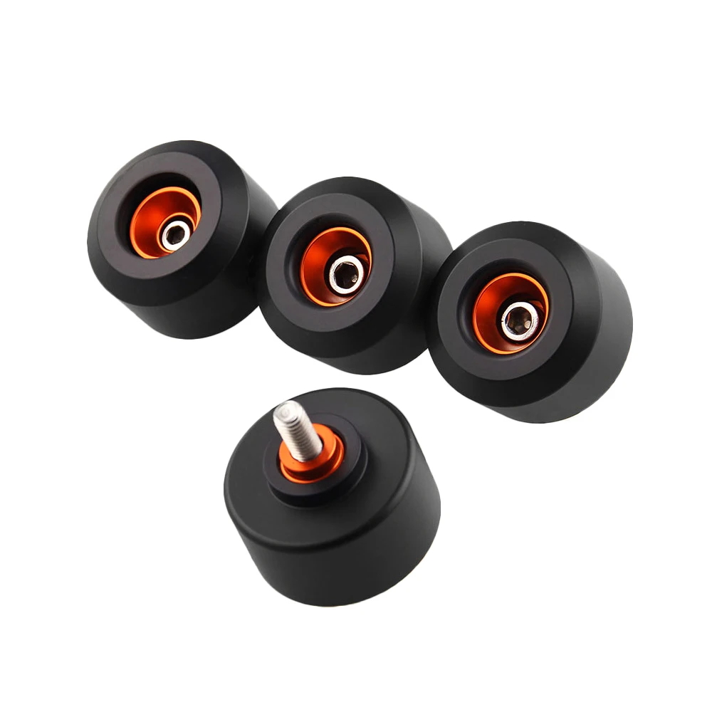 Deslizador de armazón de rueda de horquilla delantera y trasera CNC, Almohadillas protectoras contra choques Roda para KTM DUKE/RC 125, 200, 250,
