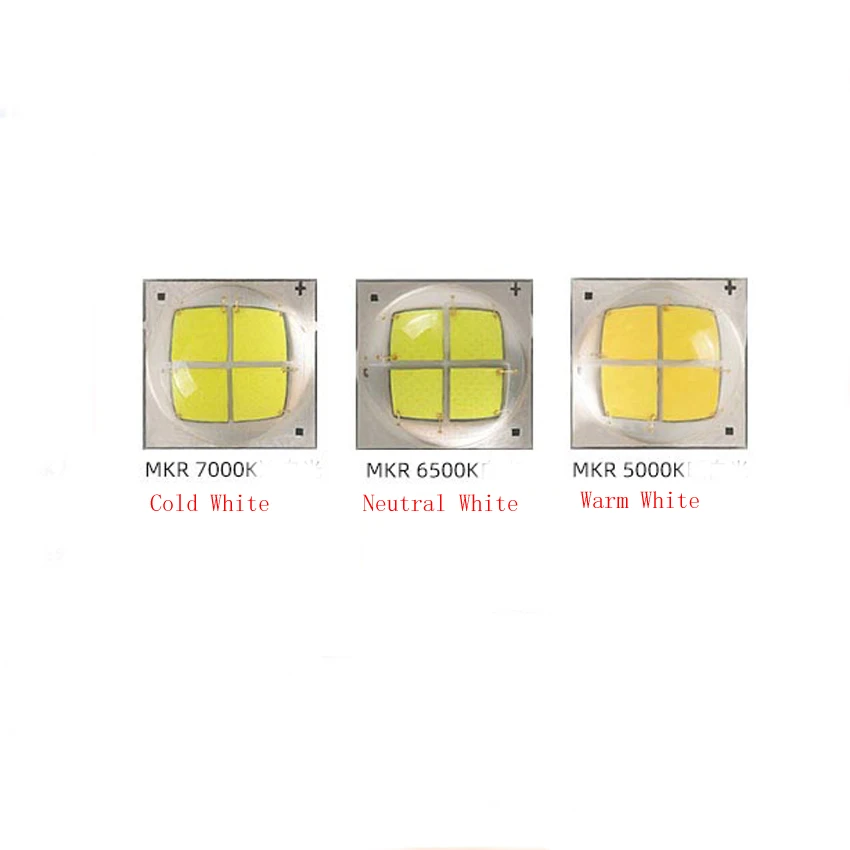 2PCS/Lot  15W MKR 7070 12V SMD LED High Power Warm/Neutral White Color For Car-Lighting Flashlight