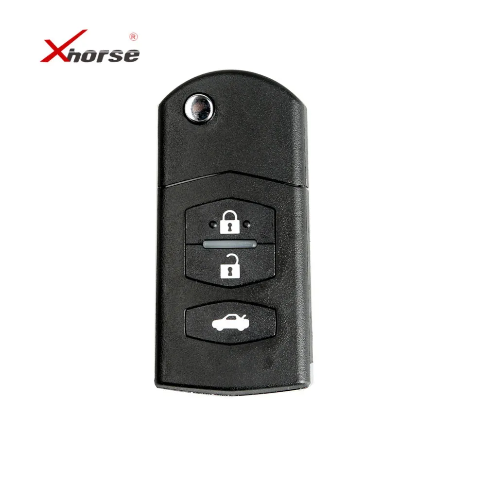 10pcs/lot XHORSE XKMA00EN Universal Remote Key Fob 3 Buttons for Mazda Type for VVDI Key Tool English Version