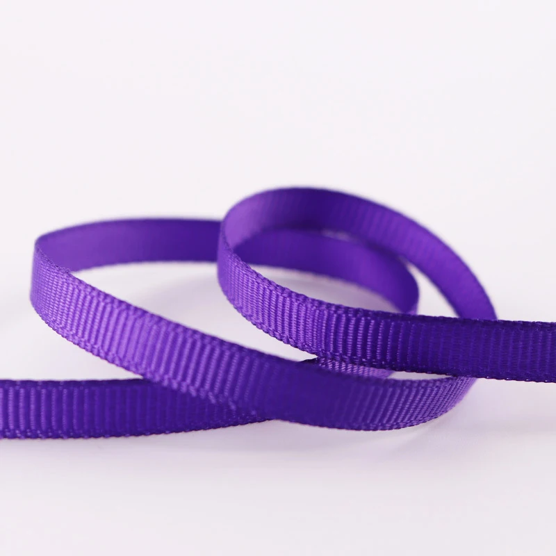 5 Yards/Rolle Hochwertiges Band für Bastelarbeiten, Hochzeitsdekorationen, DIY-Grosgrain-Bänder, Schleifen, Geschenke, Kartenverpackung, 6 mm – Detail 5