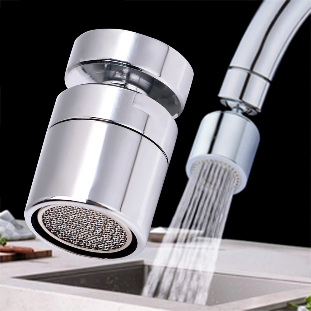 Brass Water Saving Tap Faucet Aerator Sprayer Sink Aerator 360-Degree Twist Rotate Swiveling Sprayer Tap Nozzle Home Hardware