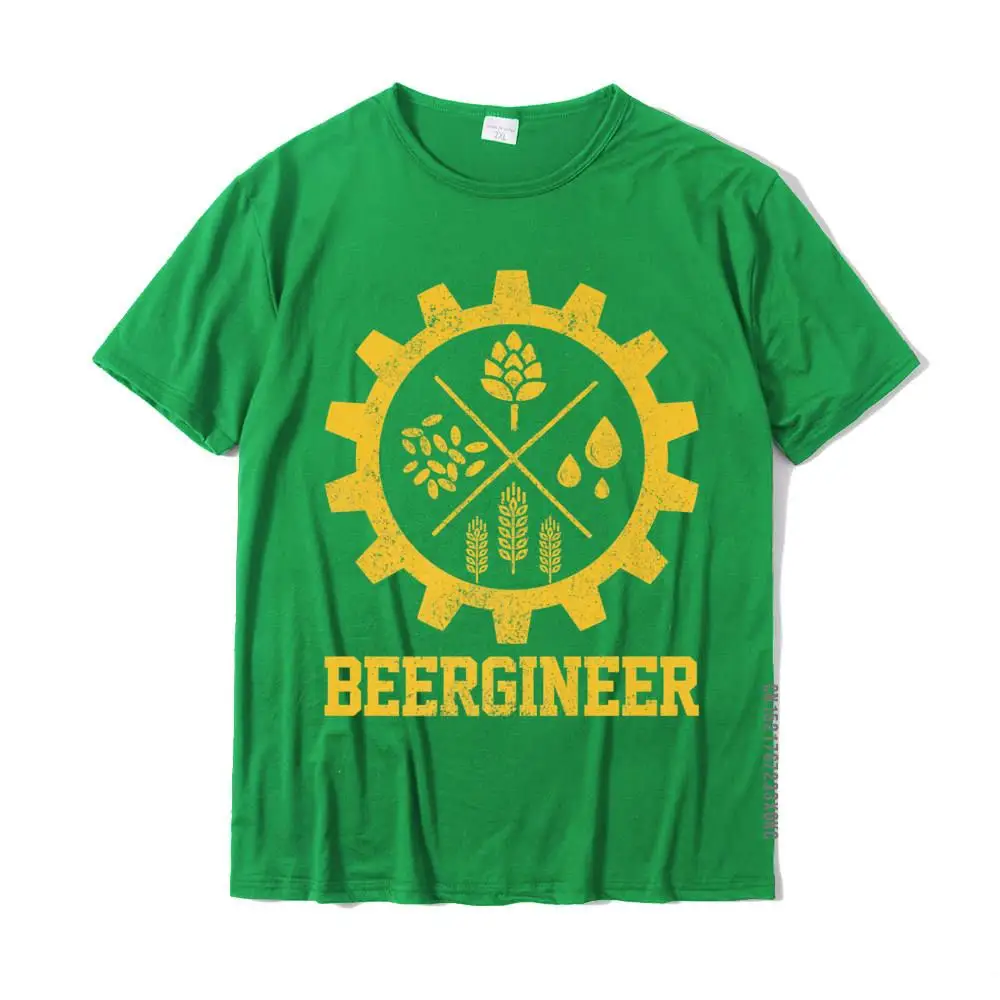 Beergineer Homebrew Home Brewing Craft Beer Brewer Gift T-Shirt Tshirts Tops Tees Brand Cotton Fashionable Crazy Men