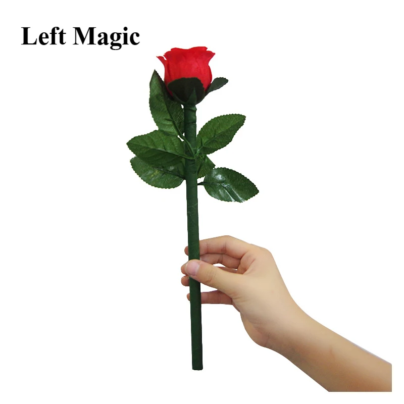 Discoloration Roses (4 Colors Change) Magic Tricks Colors Change Flower Magie Stage Street Illusion Props Comedy Gimmick