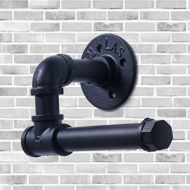 産業用エアダクト壁掛けブラケット、サスペンションラック、鉄製固定キット、トイレットペーパーホルダー