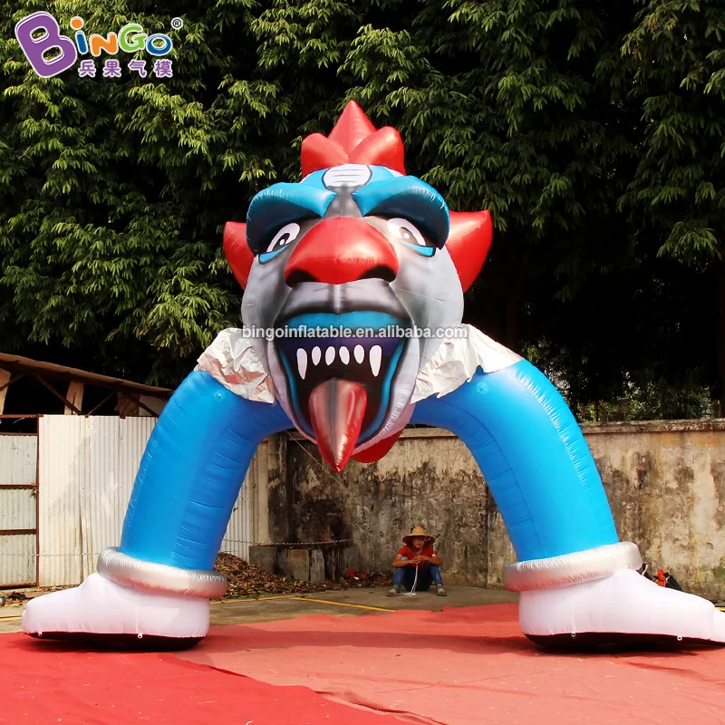 

5x5 Meters Inflatable Clown Arch Halloween Scary Joker Archway for Decoration