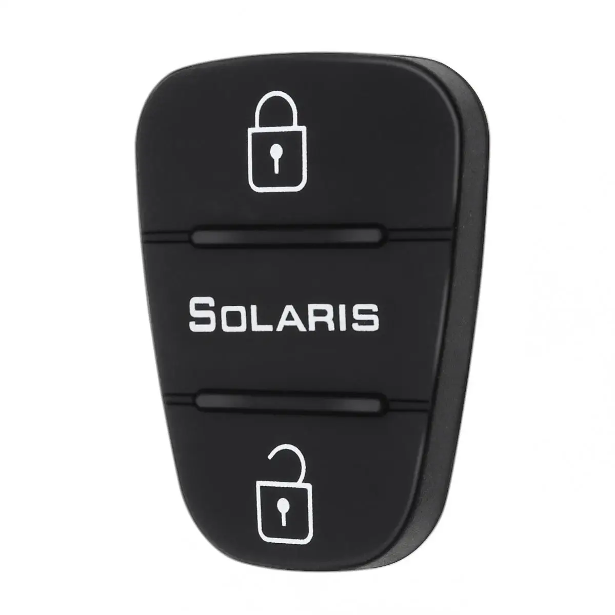 Reemplazo de almohadilla de goma de 3 botones, compatible con Hyundai Solaris Accent, Tucson Fit, Kia Rio Flip Remote Car Key