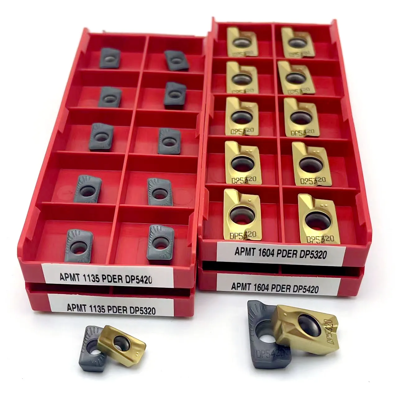 APMT1604 APMT1135PDER pp5320 DP5420 inserti in metallo duro di alta qualità APMT tornio CNC parti inserti per fresatura utensili RPMW