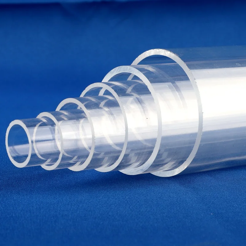 1pc 50cm OD16~110mm High Quality Transparent Acrylic Tube Aquarium Drain Pipe Fish Tank Plexiglass Pipe