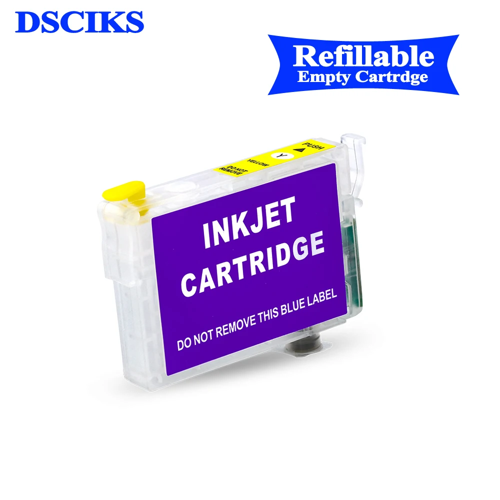 T0551 T0552 T0553 T0554 Refillable ink cartridge for Epson Stylus Photo R240 RX420 RX425 RX520 Printer with permanent chip