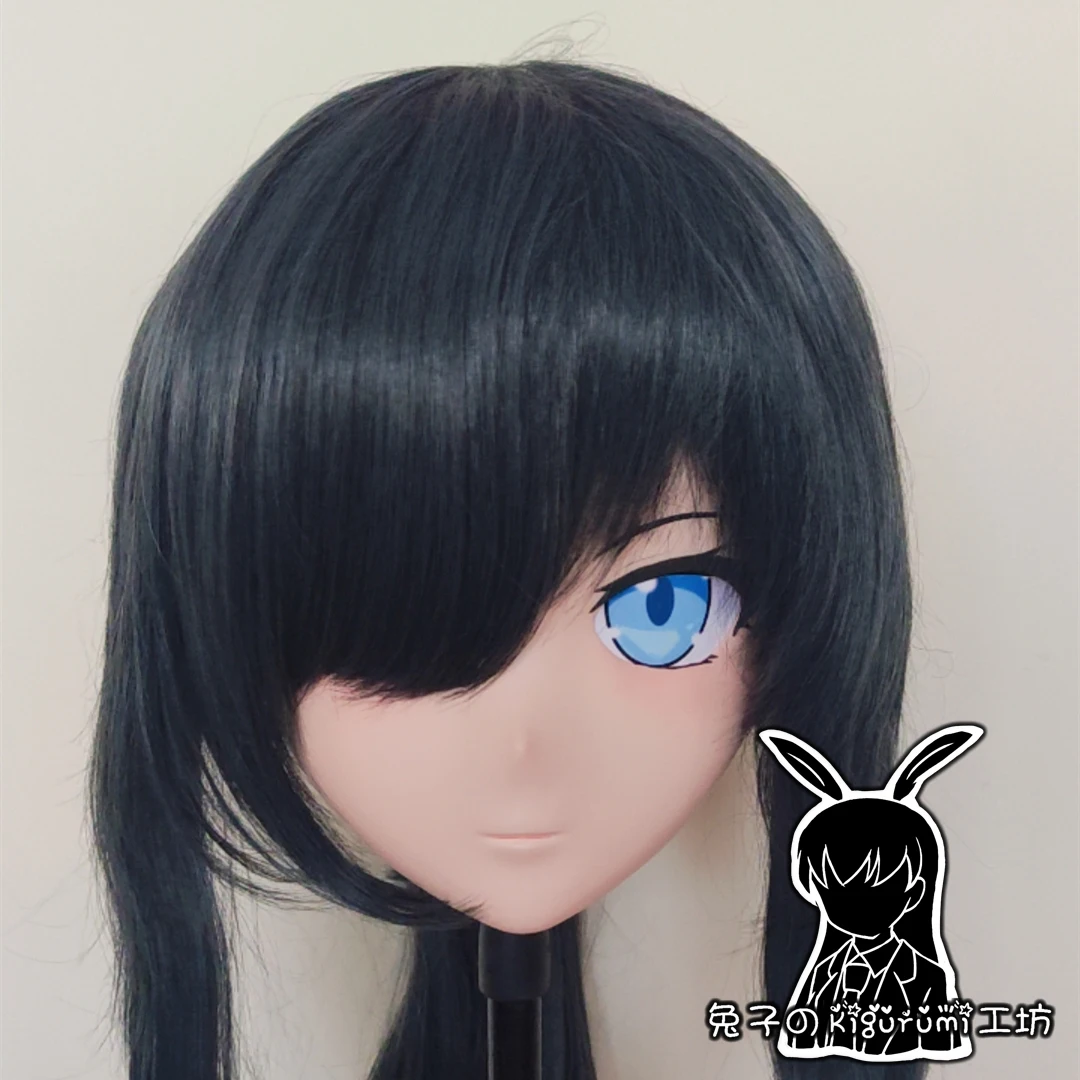 

(RB47)Customize Full/Half Head Resin Cartoon Cosplay Japanese Character Anime Role Play Crossdress Kigurumi Mask With Back Shell