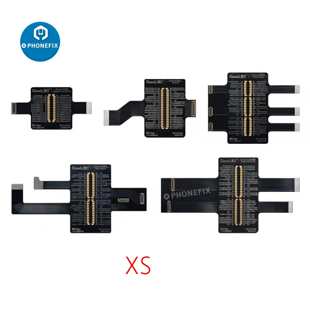 QIANLI iBridge Test Cable for iPhone 6/6P/6S/7/7P/8/8P/X/XS/XSMAX Motherboard Fault Checking Display Touch Tail Plug Rear Camera