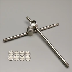 Billiards Tip Press Shape Tool 9-14mm Stainless Steel Pool Carom Snooker Cue Stick Tips Impact Maintaince Billiard Accessories