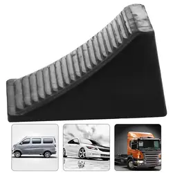 Rubber Wheel Chock Heavy Duty Block Kerb Ramp for Vehicles Cars Caravan Trailer