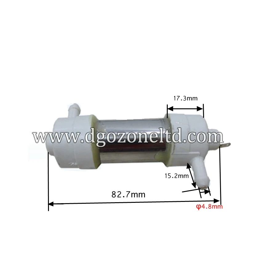Free Shipping 200mg Ozone Generator for Water Purifying Glass Tube Ozone Cell Ozonizer KHT-200MGQA1/A2