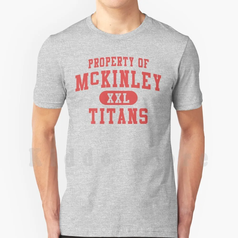 Glee Mckinley Titans-Red T Shirt Men Cotton Cotton S-6xl Glee Ryan Murphy Rachel Berry Lea Cory Monteith Finn Kurt Hummel Chris