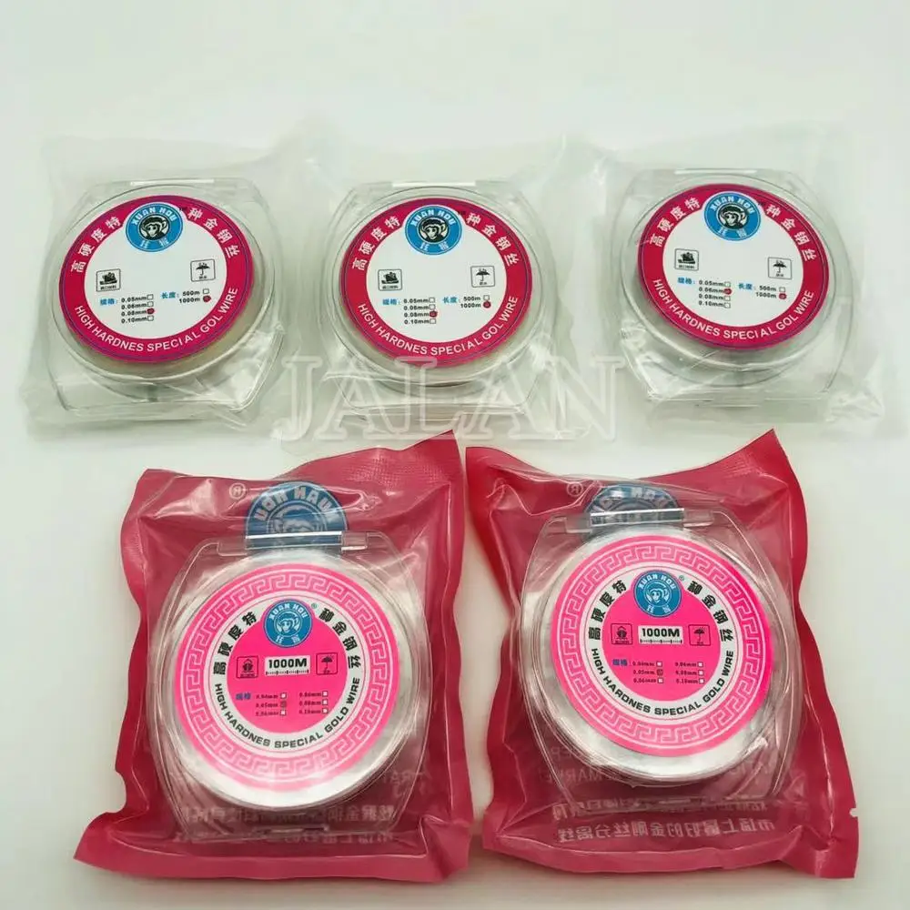 Бренд XUANHOU, стальная проволока 0,04/0,05/0,06/0,08/0,1 мм, 1000 м для ЖК-экрана, OLED, отдельная проволока, высокогибкий инструмент для контроля стекла и ЖК-дисплея