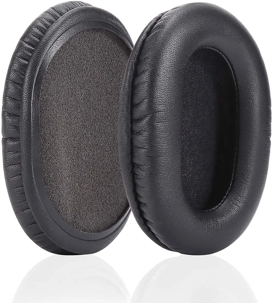 Substituição de almofadas de ouvido para Sony MDR7506 / MDR-V6 / MDR-V7, feitas de couro proteico ultra macio e espuma viscoelástica