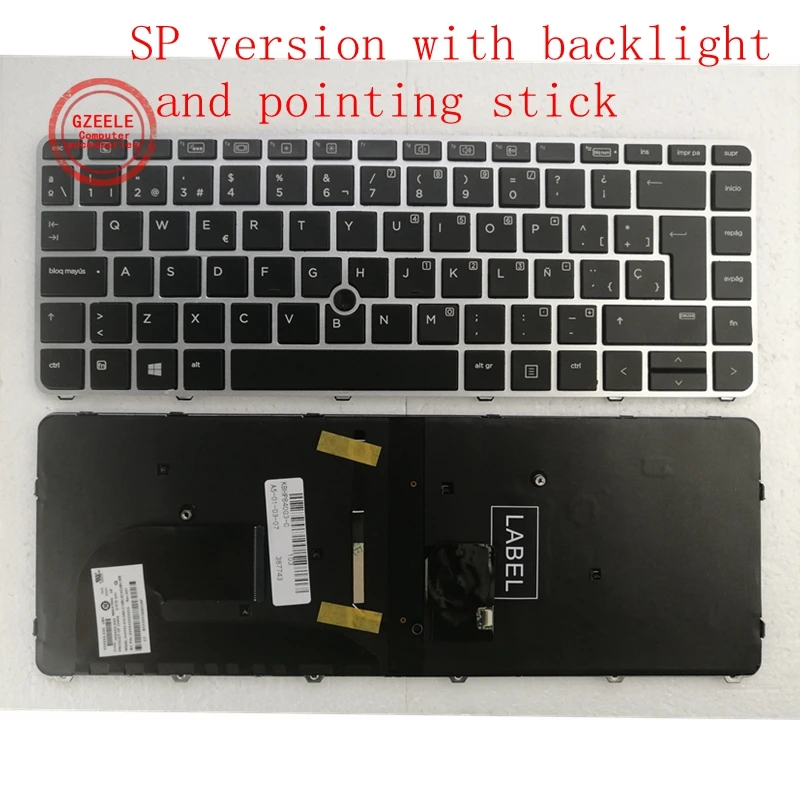 RU/US/FR/SP/BR/AR/PO/UK For HP EliteBook 840 G3/840 G4/848 G3/848 G4/745 G3/745 G4/840r G4 HSTNN-I33C-4/ZBOOK 14u G4 NSK-CY2BV