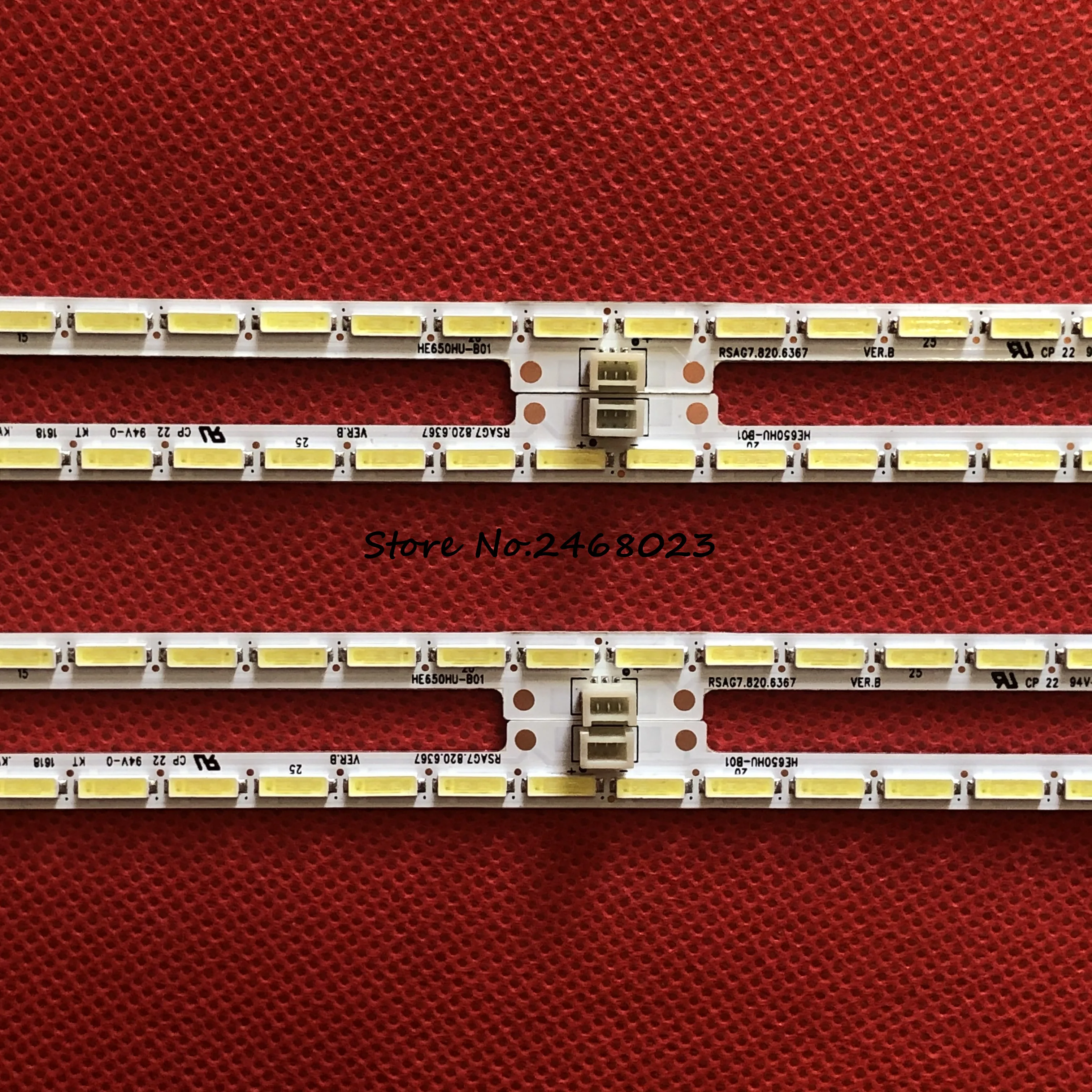 4pcs LED Backlight strip For LED65K3500 LED65EC660US GT-1146680-A  LED65EC660US LED65K5500U LED65EC320A LED65K5510U