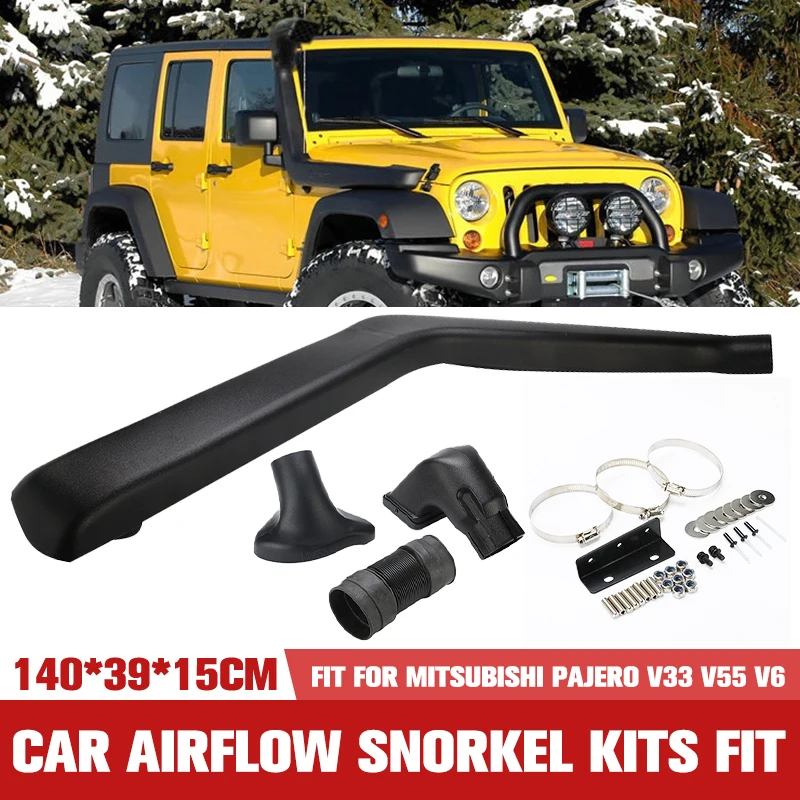 Car Airflow Snorkel Kit Sets For Toyota Hilux 25/26 SR/5 2005-2014 Petrol Diesel Air Raise Intake Drainage Outlets Accessories