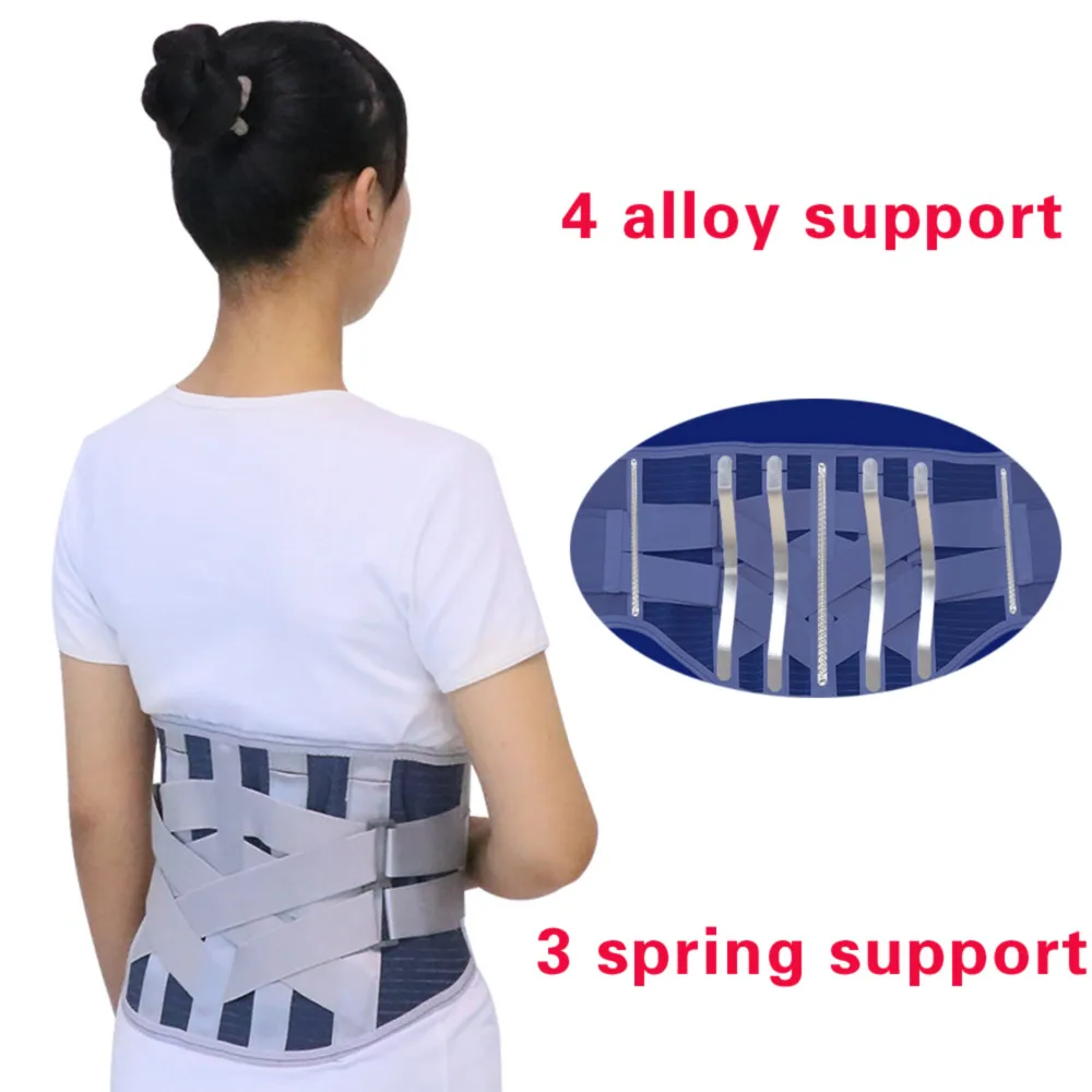 Health Care Lumbar Decompression Waist Belt Spine Traction Health Physio Back Support Brace Pain Relief Spine Posture Correction