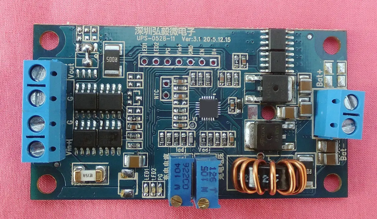 

8A high current lithium battery/lead-acid battery charging module constant current constant voltage DC UPS/uninterruptible power