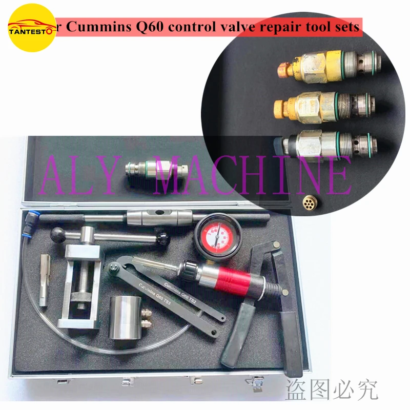 

For Cummins Q60 Common Rail Injector Control Valve Solenoid Disassemble Seal Testing Repair Tool Sets