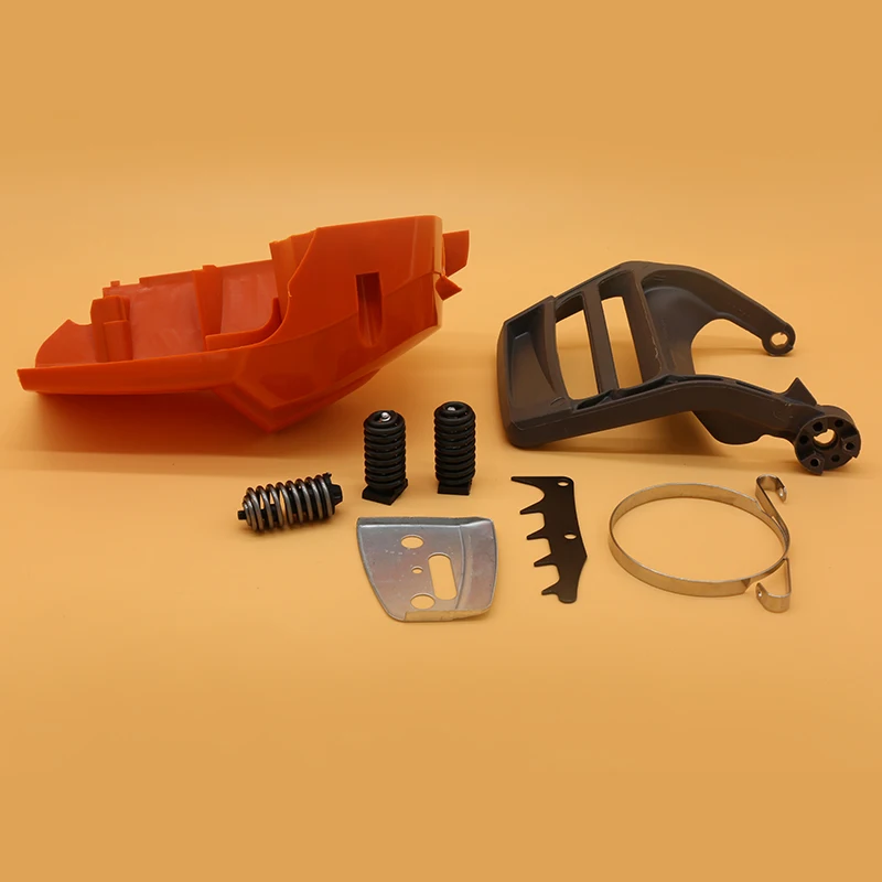 Top Coperchio del Cilindro Maniglia del Freno a Molla Tampone Kit per Husqvarna 350 340 345 346 346XP Gas Motosega Pezzi di Ricambio Parti di 503 91 05 01