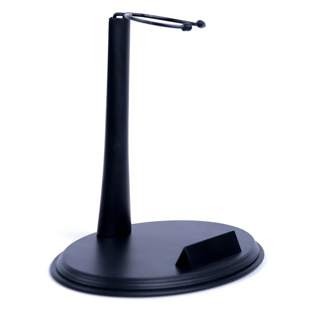 1/6 Scale Action Figure Stand U-Type+Ring-Type Black Color Metal Made Alloy Doll Display Holder Assembly Action Figure Display