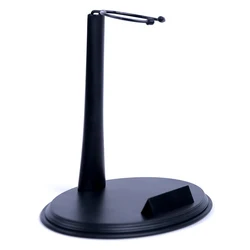 1/6 Scale Action Figure Stand U-Type+Ring-Type Black Color Metal Made Alloy Doll Display Holder Assembly Action Figure Display
