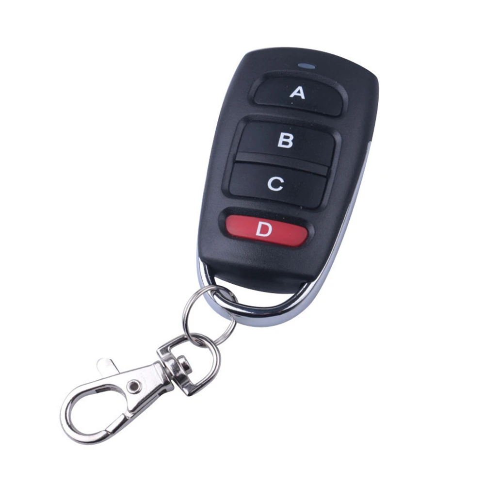 Universal 4 Channel Clone Garage Door Remote Key Chain 433mhz Remote Control