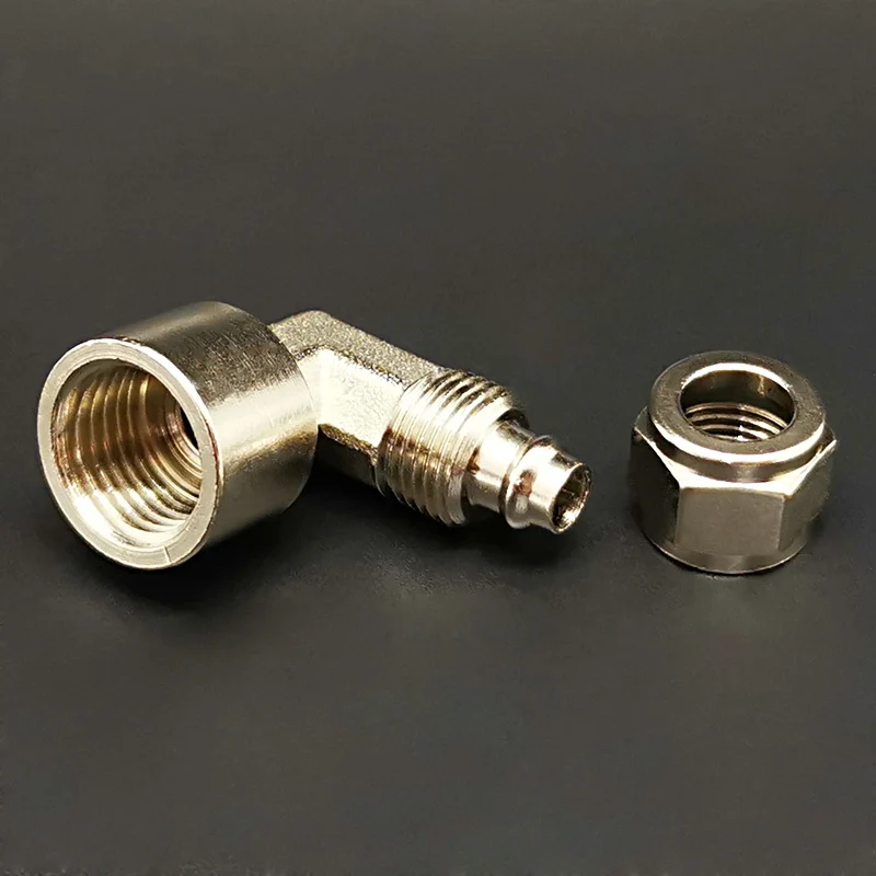 Pneumatic Fast Twist Tube Pipe Fitting 6mm 8mm 10mm 12mm x 1/8