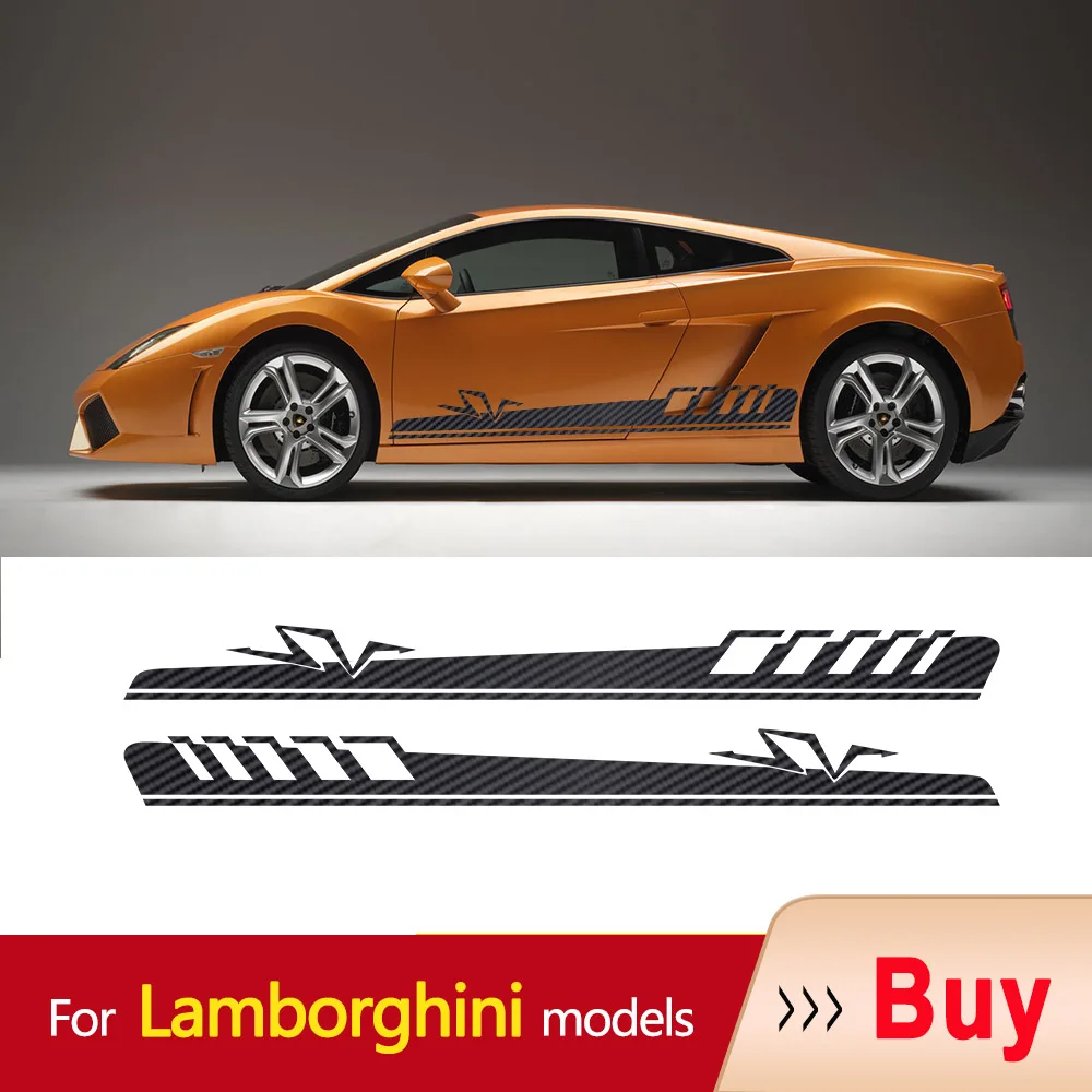 Автомобильные боковые наклейки, полосы кузова, виниловые наклейки для Lamborghini Centenario Sian Spyder SV Urus Veneno murтелago Reventon Huracan