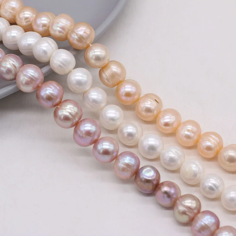 100% Natural Freshwater Pearl Rice Beads Exquisite Spacer Loose Bead For Jewelry Making DIY Charms Bracelet Necklace Accessories