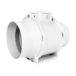 Inline Duct Fan com resistência química Material, 8