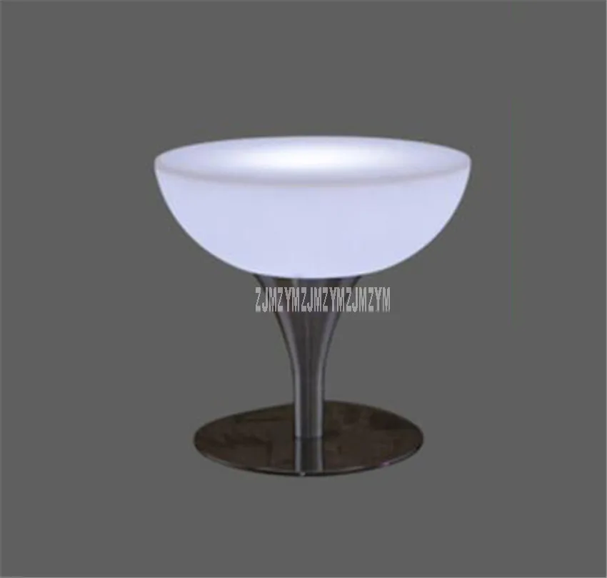 Led Luminous Bar Table Simple Round High Foot Creative Cocktail Bar Table For Night Club Coffee Shop Creative Lighting Furniture