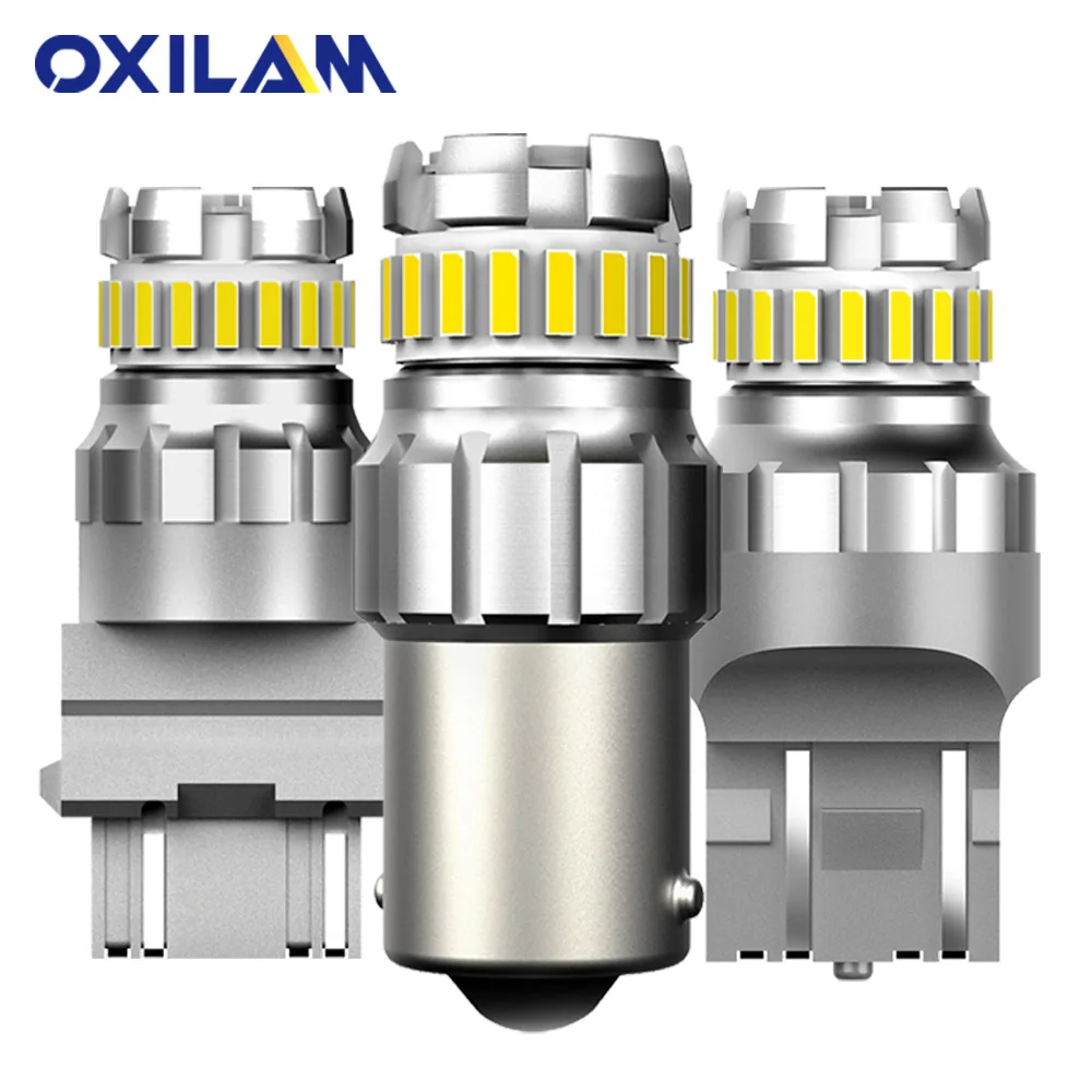2Pcs 1156 BA15S P21W LED T15 W16W P27W 7440 W21W W21/5W LED Bulb 1157 bay15d P21/5W LED Auto Signal Lamp Brake Reverse Car Light